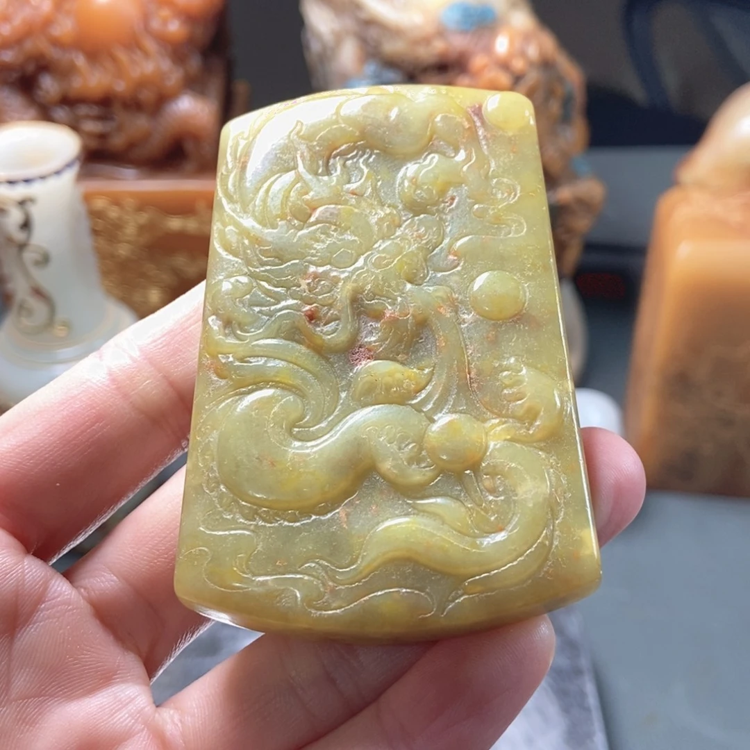 和田玉（青玉）未镶嵌挂件