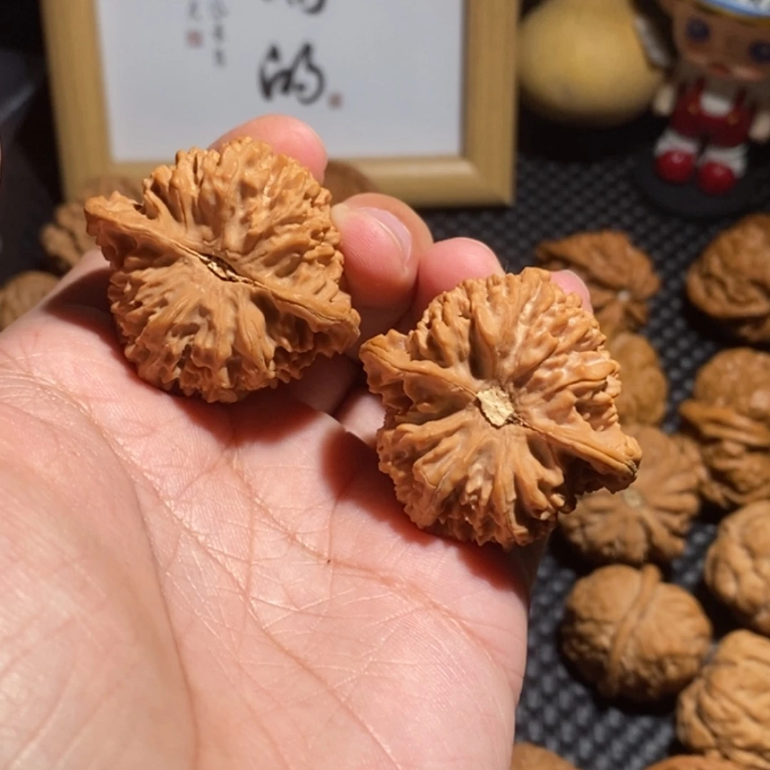 文玩核桃把件有**鱼41满天星