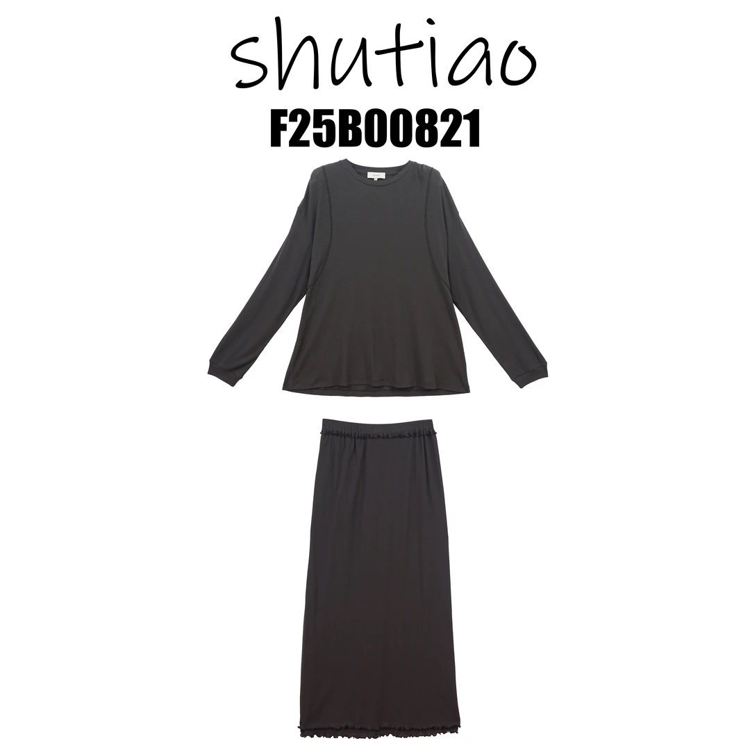 【SHUTIAO】2025夏季：新款小众设计款套装F25B00821