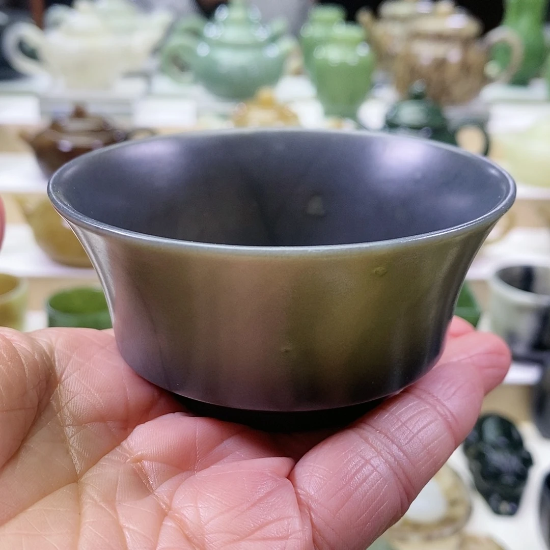 和田玉茶碗未镶嵌155ml