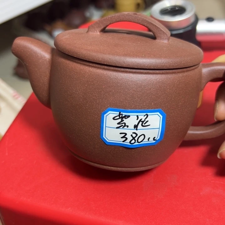 茶壶紫砂紫泥半手不挑380