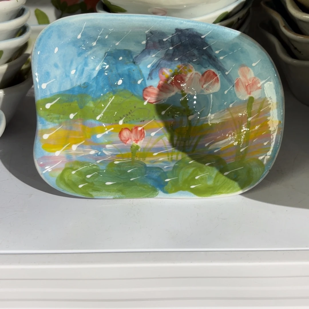 景德镇手绘高温釉下彩陶瓷茶具