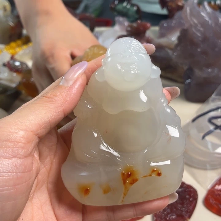 玛瑙/玉髓未镶嵌吊坠(不含链)