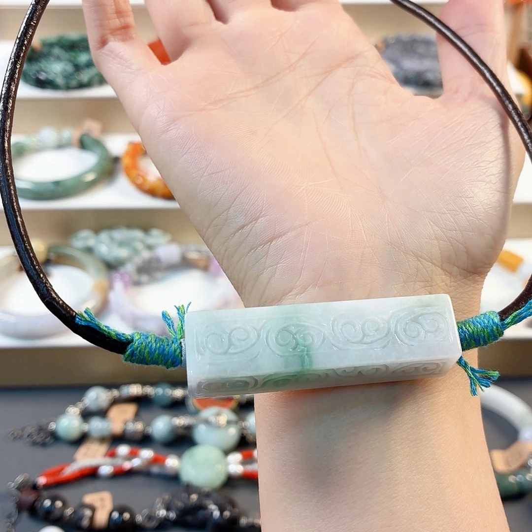 翡翠未镶嵌手链福利