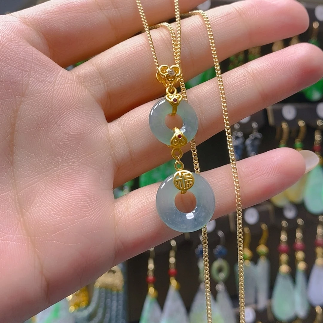 颈饰未镶嵌翡翠翡翠