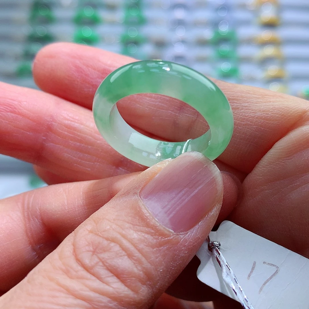 翡翠戒指未镶嵌17号