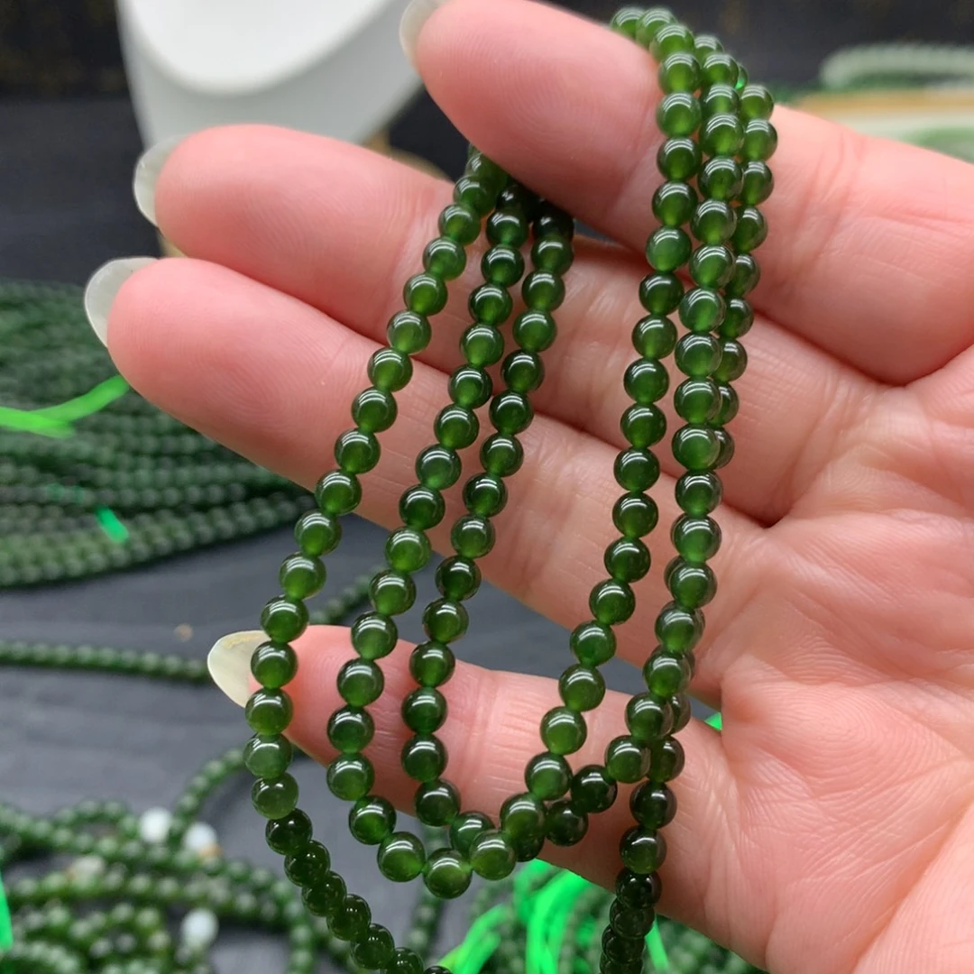 和田玉未镶嵌手链4