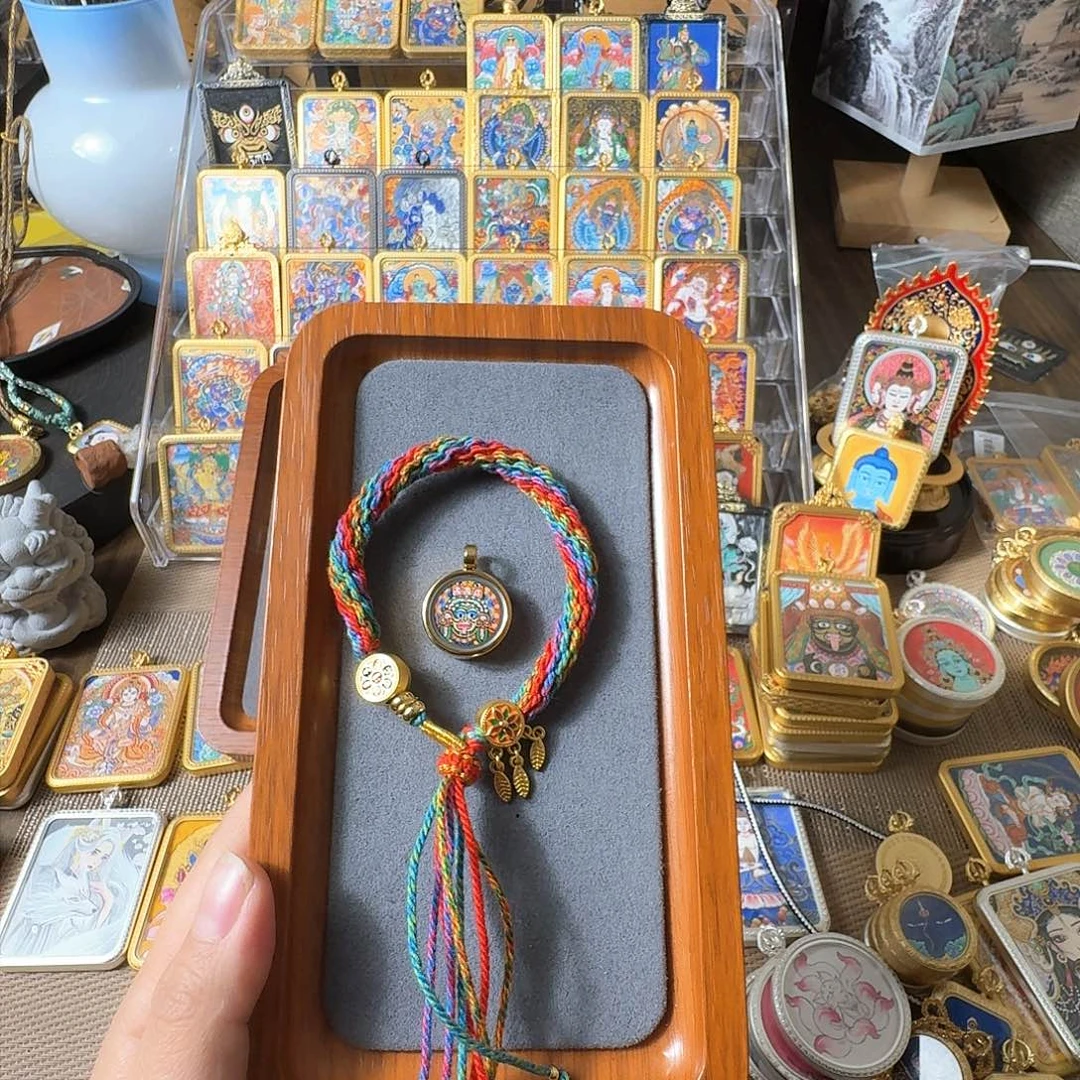 吊坠琳*扎基拉姆手链唐卡