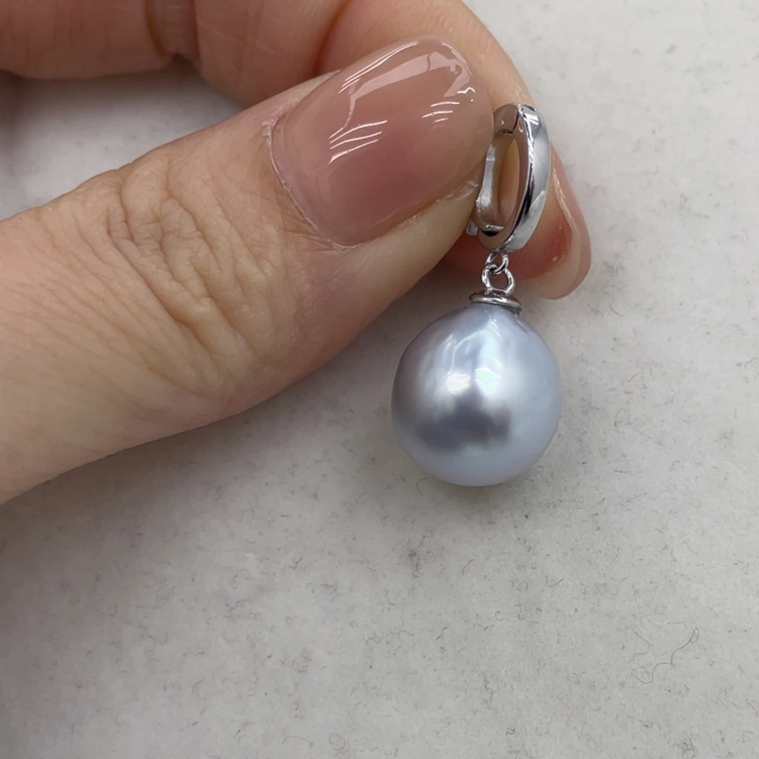 海水珍珠颈饰银S925镶嵌