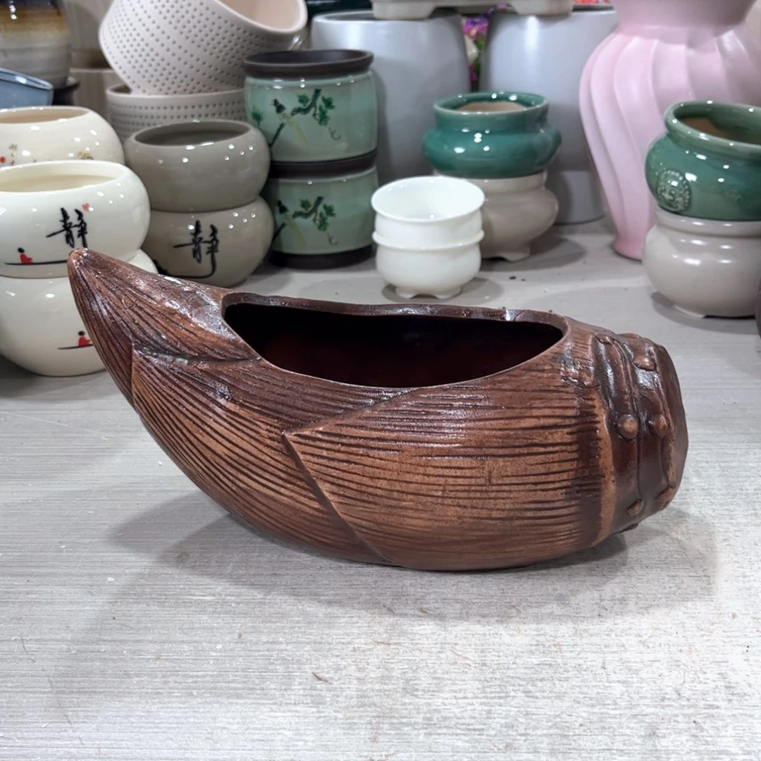 口径   14**9*9陶瓷绿植多肉微瑕花盆