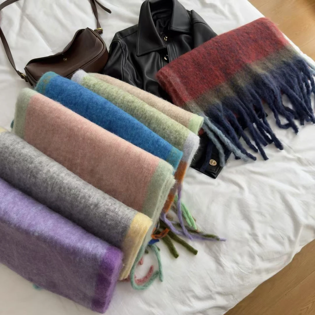 【点瓜瓜】极简风高级感围巾保暖时尚加厚女秋冬季