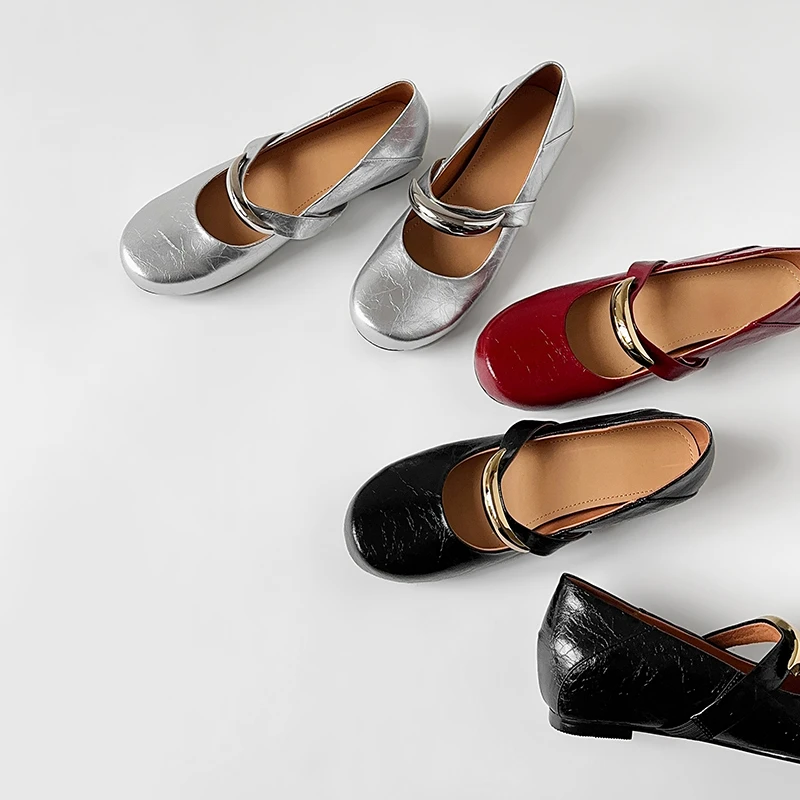 3cm内增高春季圆头单鞋一字带玛丽珍女鞋公主鞋时尚英伦风女鞋