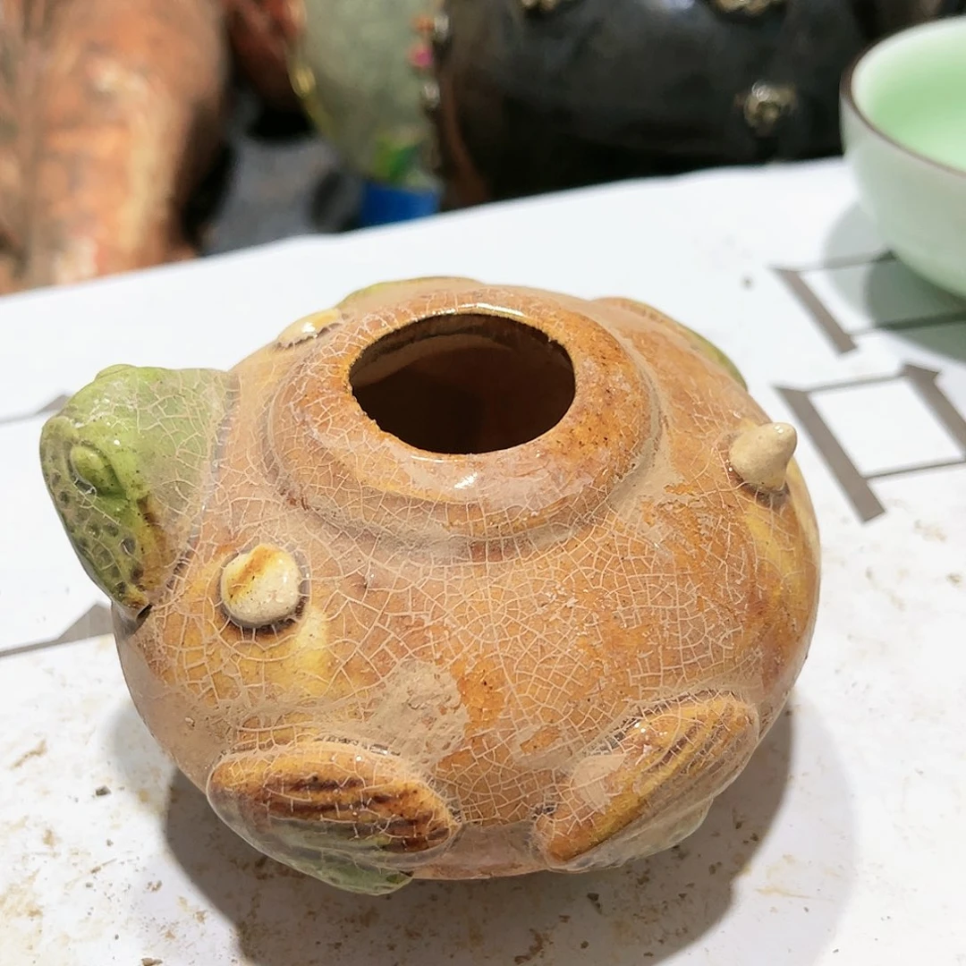瓦当摆件摆件茶桌茶台陶瓷