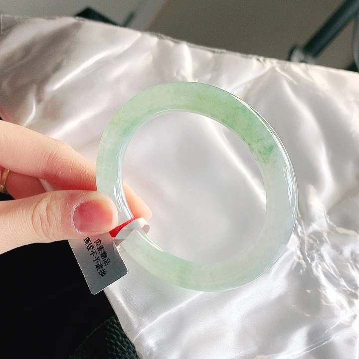 翡翠未镶嵌手镯缅甸天然a货翡翠手镯