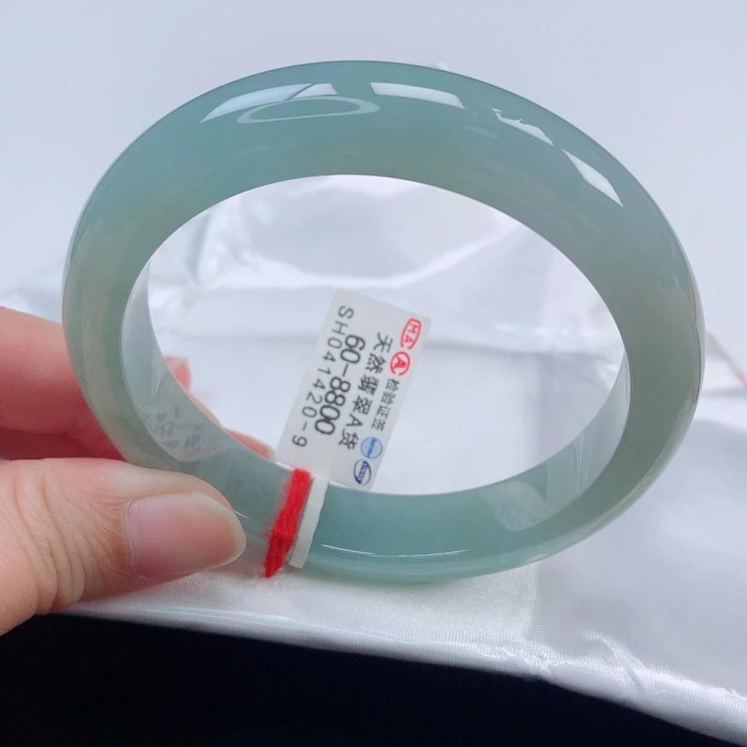 未镶嵌手镯翡翠60正圈