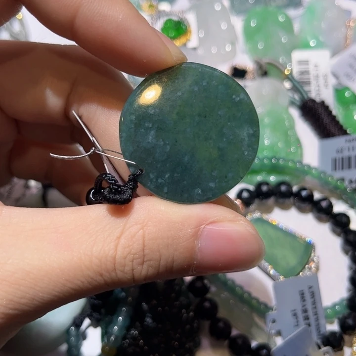 翡翠颈饰未镶嵌天然翡翠A货