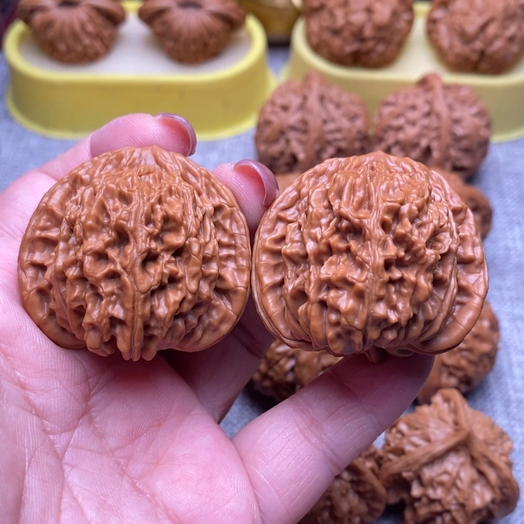 文玩核桃把件精品四座楼42尺全品