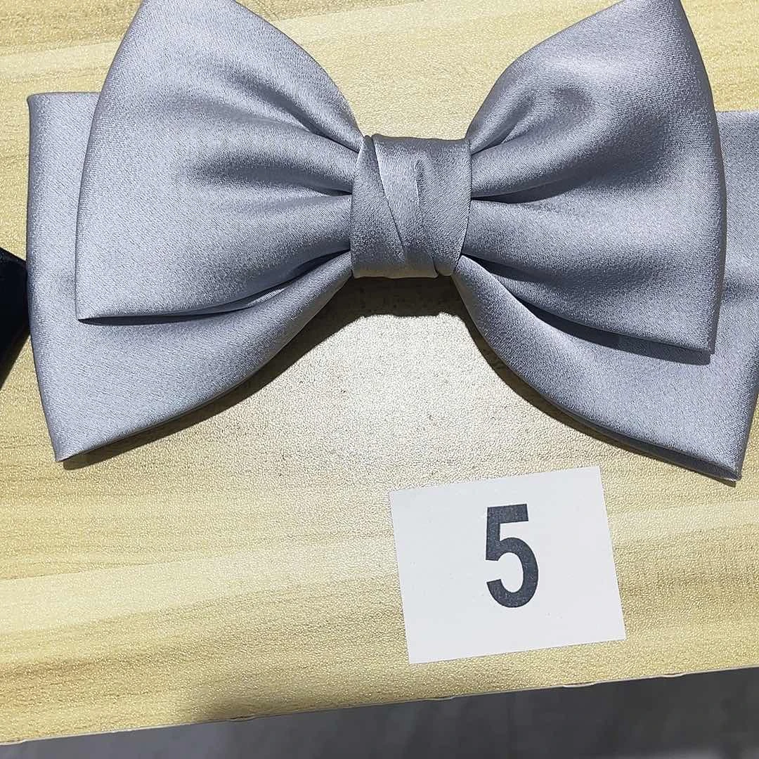 皮质铁合金蝴蝶结发夹