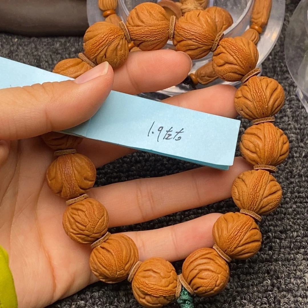 秦岭山脉龙纹桃核。16