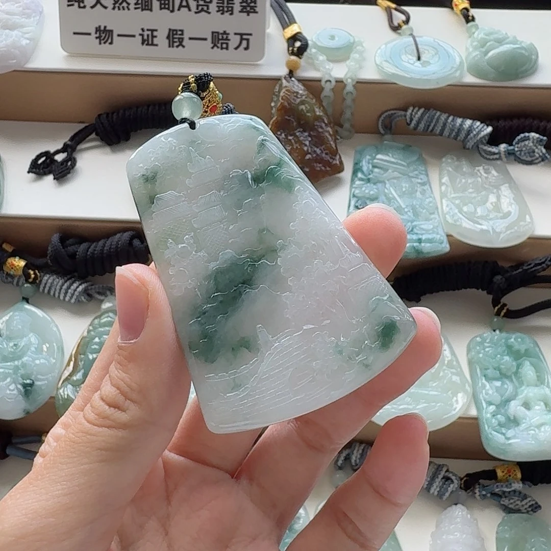 颈饰未镶嵌翡翠翡翠