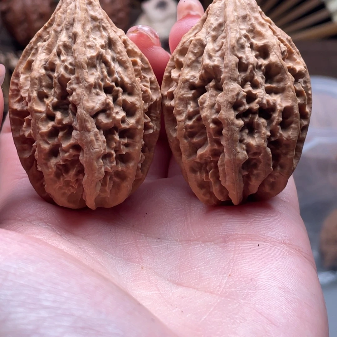 文玩核桃把件楸刀鱼91