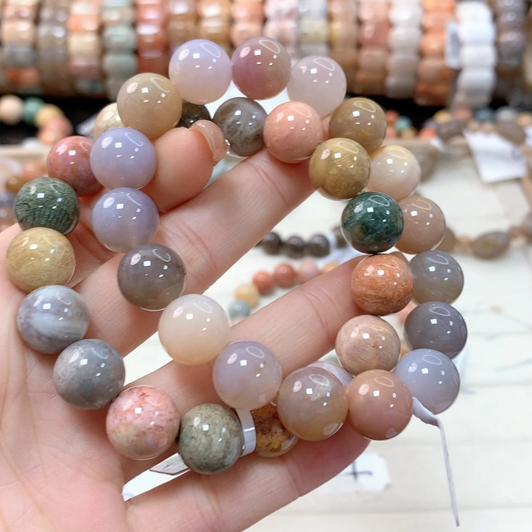 硅化珊瑚（珊瑚玉）手链未镶嵌T***a710