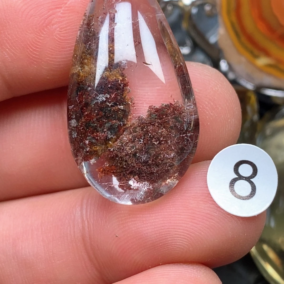 钉***子未镶嵌水晶颈饰水晶