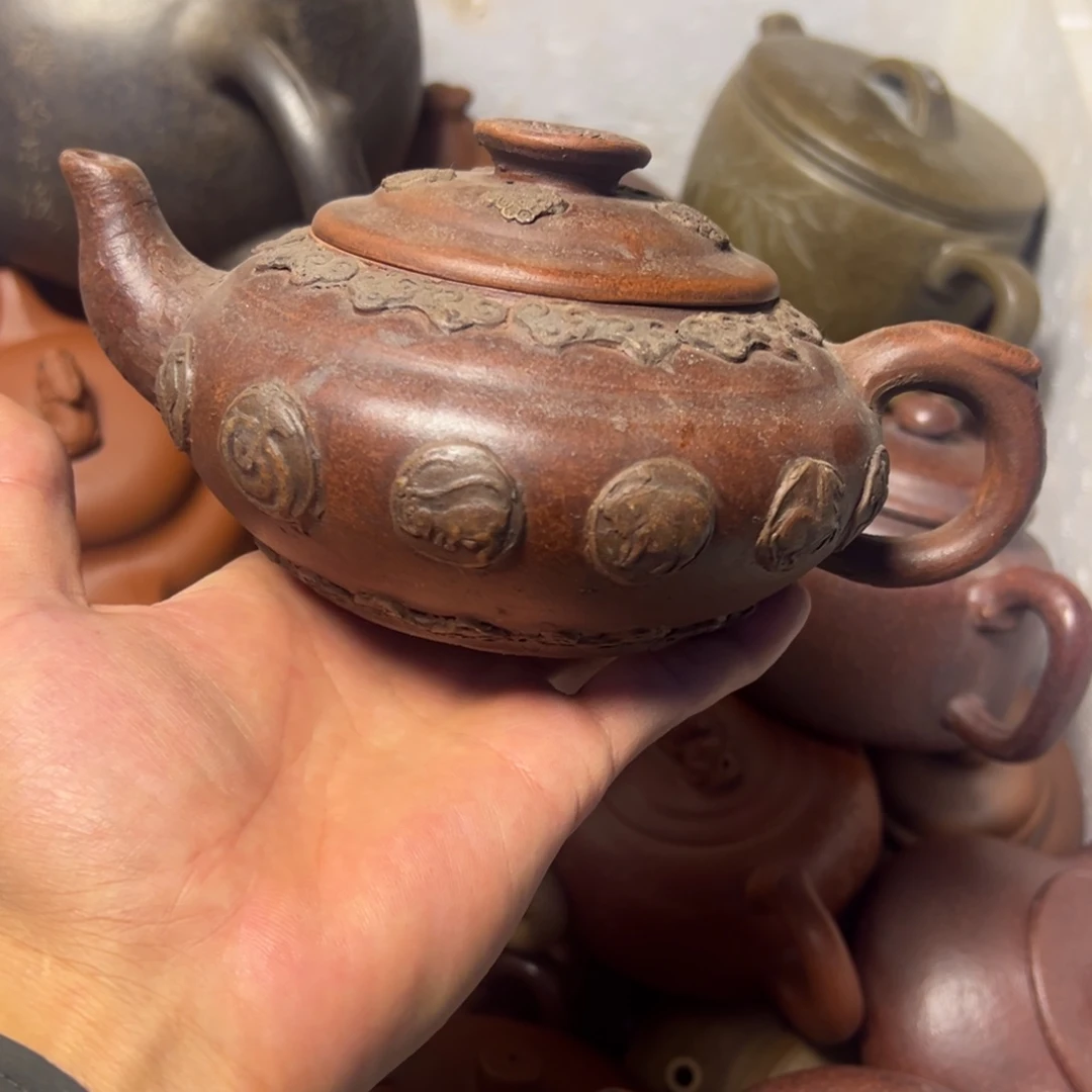 茶壶紫砂宜兴原矿紫砂壶450毫升容量