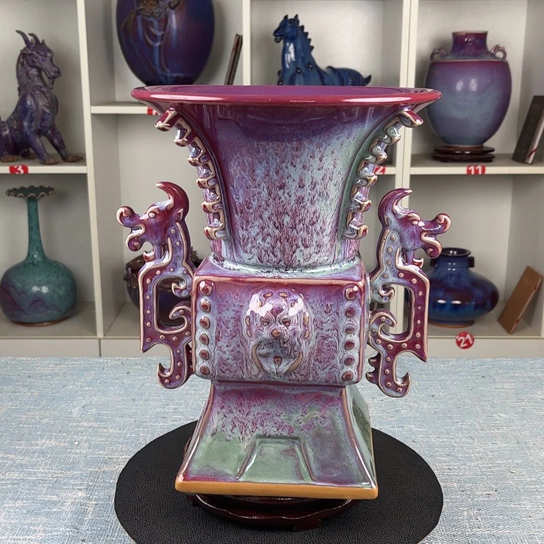 瓷片华夏鼎大师作品