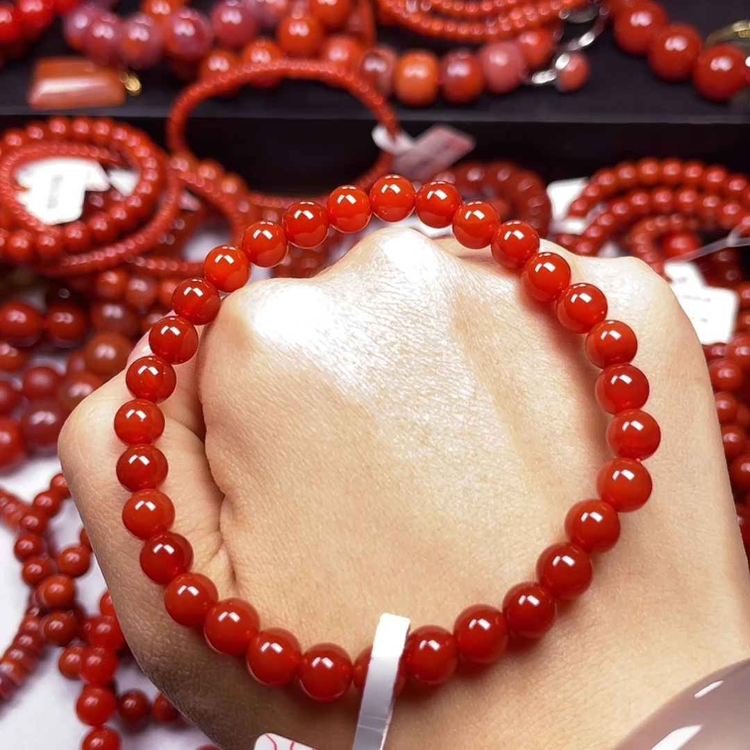 未镶嵌手链南红玛瑙