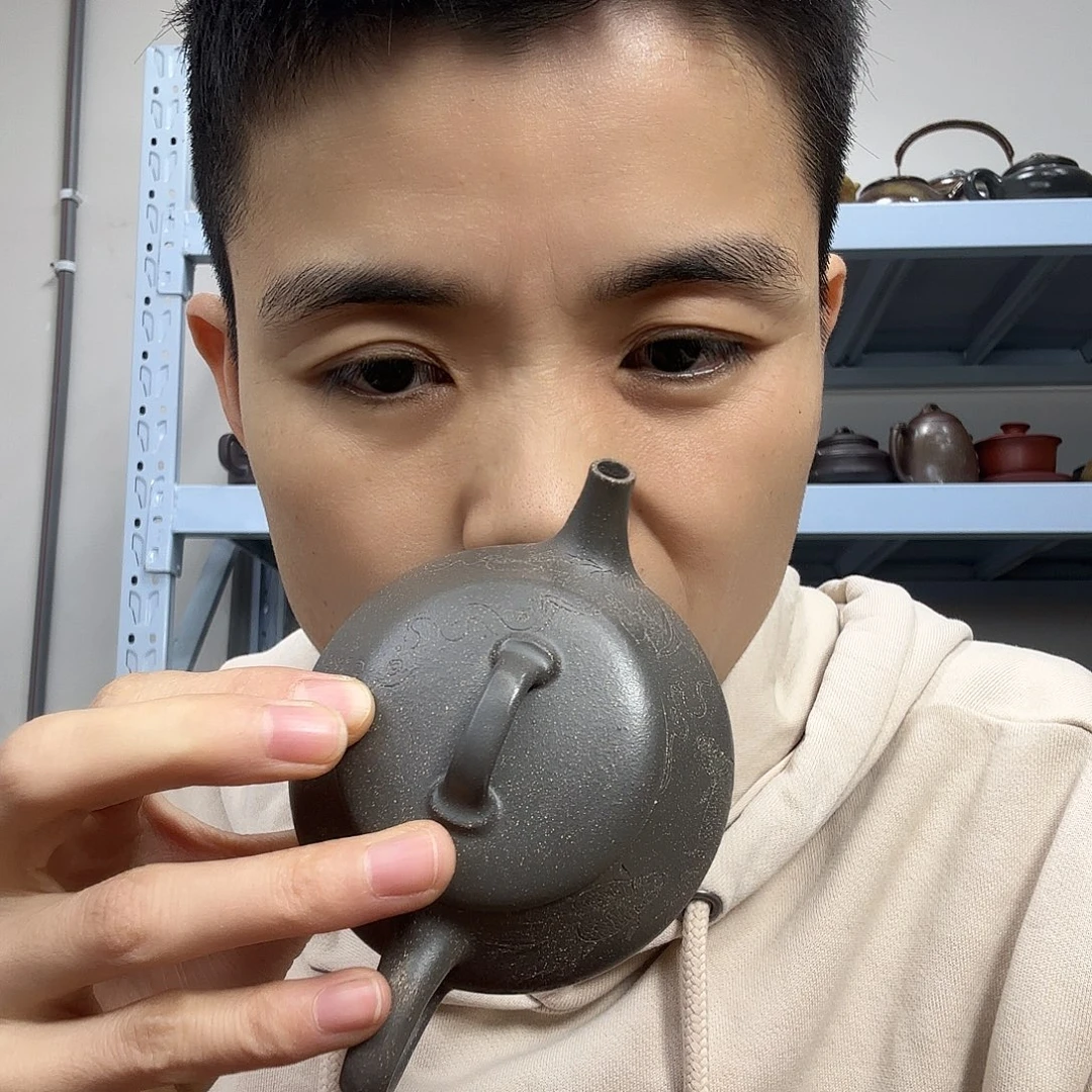 紫砂茶壶民间手艺人全手工制作