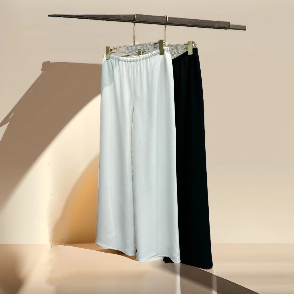 【浩浩高定】日本进口抗皱垂感三醋酸 百搭显瘦空气裤KEKE101