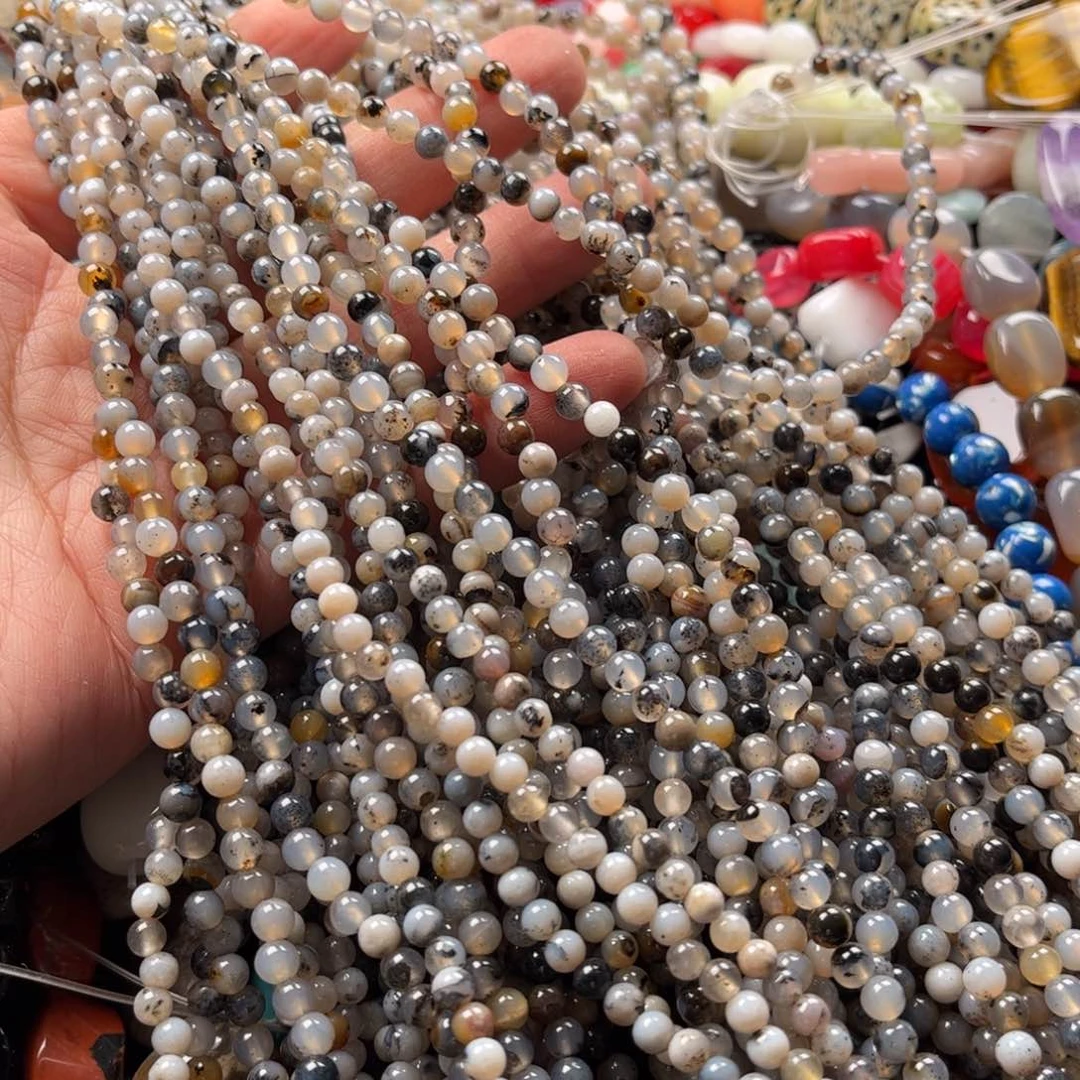 石英质玉珠宝奇石未镶嵌卡4 两条装