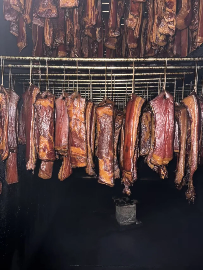 【腊肉】柴火烟熏五花肉腊肉重庆特产现场称一物一拍