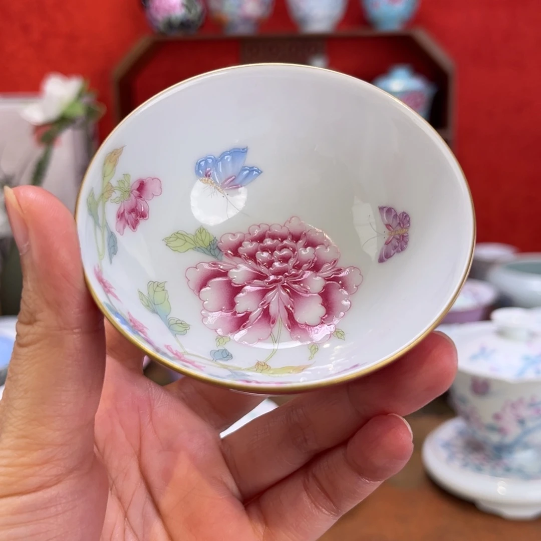 景德镇纯手绘陶瓷茶具