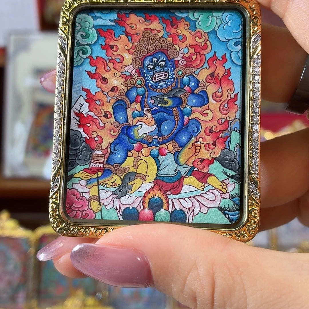吊坠黑财神50*40mm