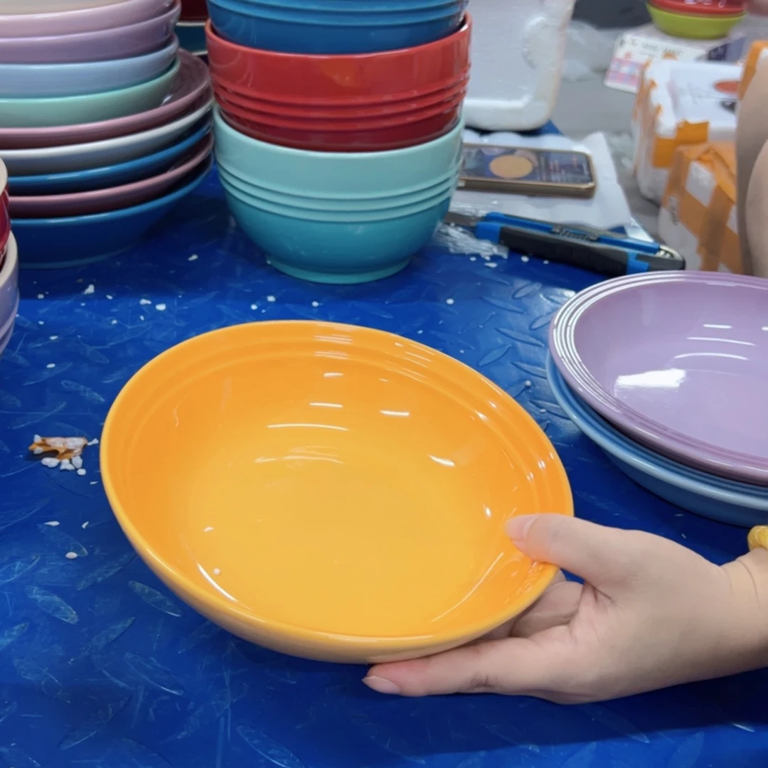 陶瓷南法橙燕麦碗