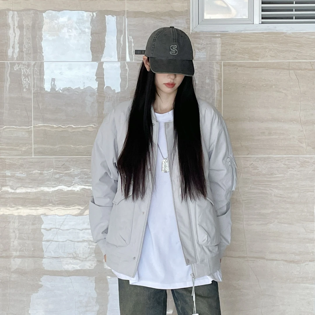 不太冷飞行棉服|森马棉服情侣冬装爆款外套棒球领夹克外套保暖