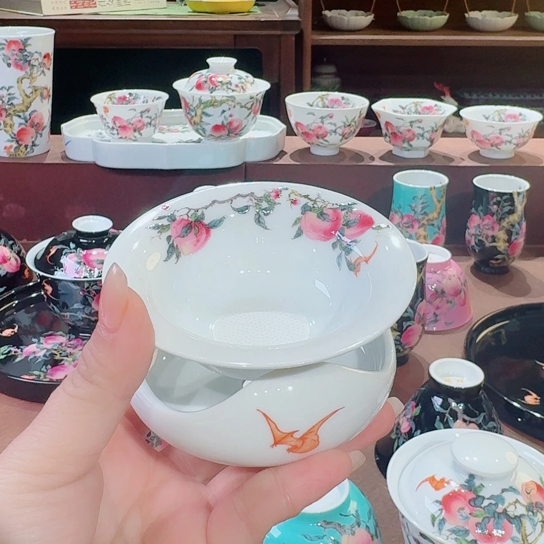 珐琅彩主人杯茶具套装