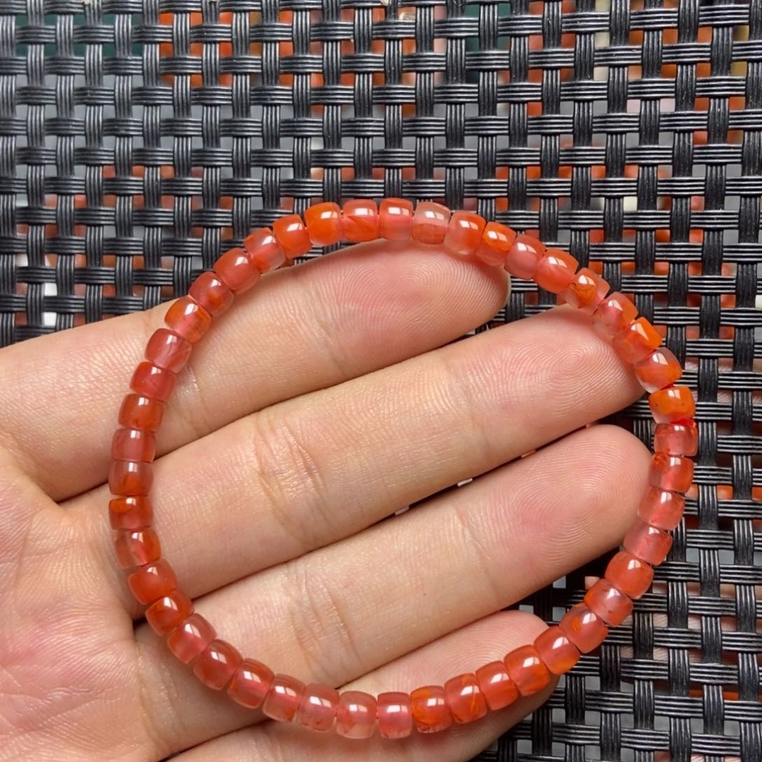 未镶嵌手串南红玛瑙4+’mm