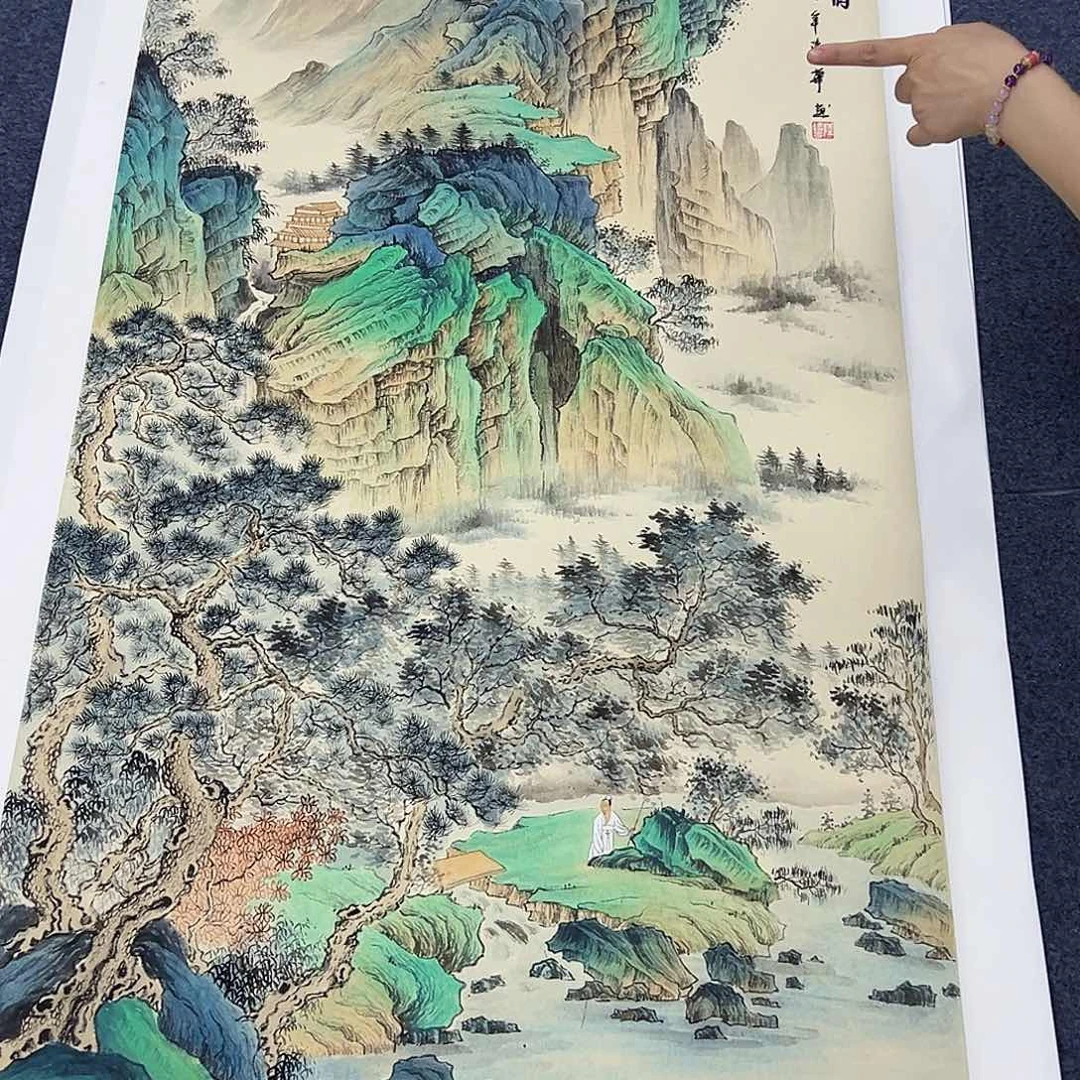 国画事事顺心如意万事如意万事