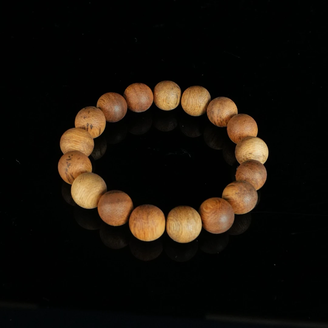 DY-B3041 巴布亚土沉黄油软丝沉香手串 1.27cm 13.3g