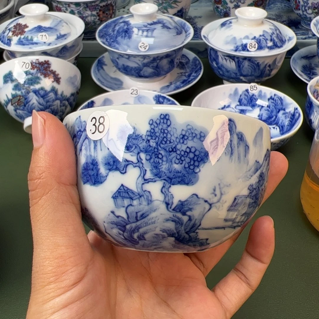 木木景德镇纯手工纯手绘茶具38