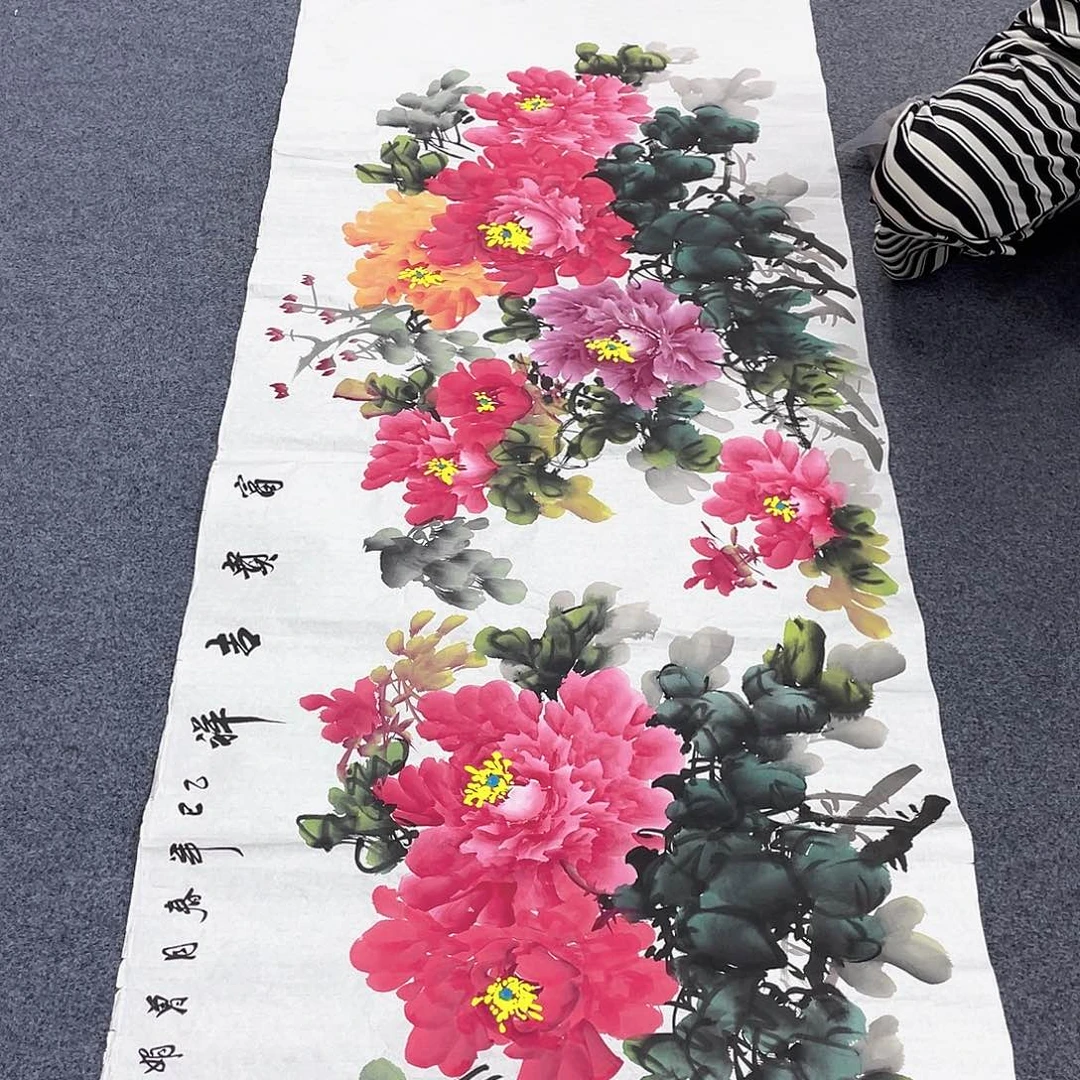 国画作品小姐姐放漏…