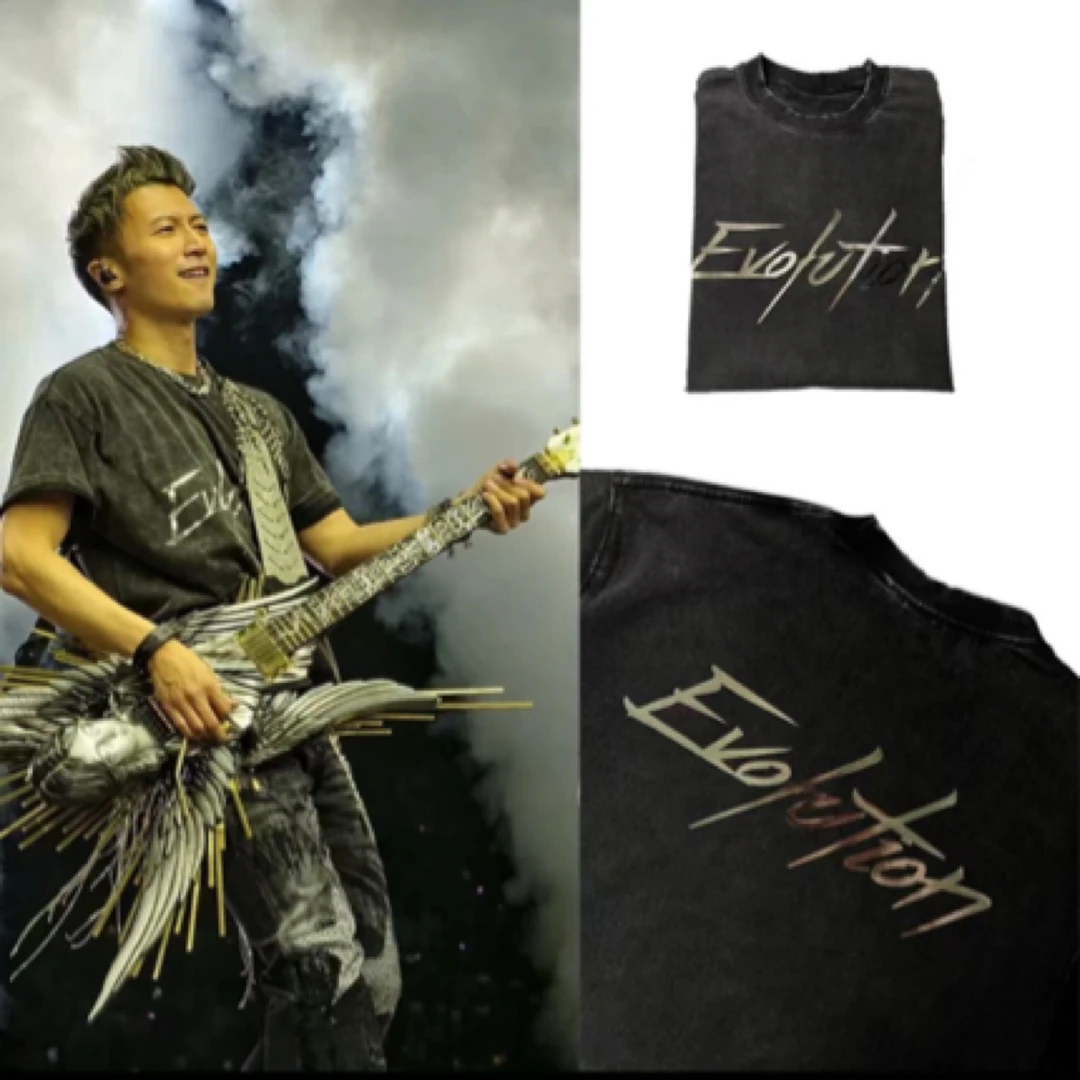 【镭射短袖-锋味进化论】oversize洗水做旧宽松纯棉T恤