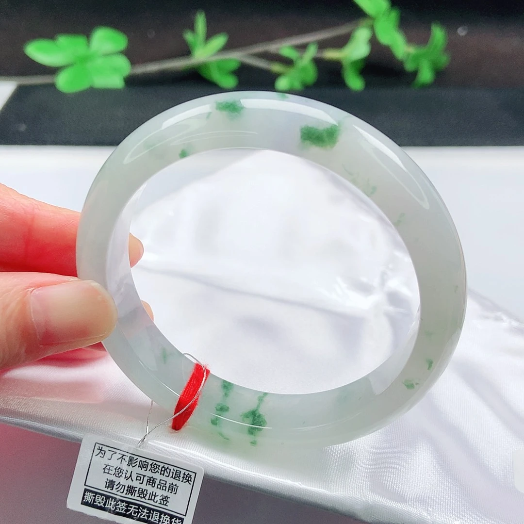 未镶嵌手镯翡翠57圈