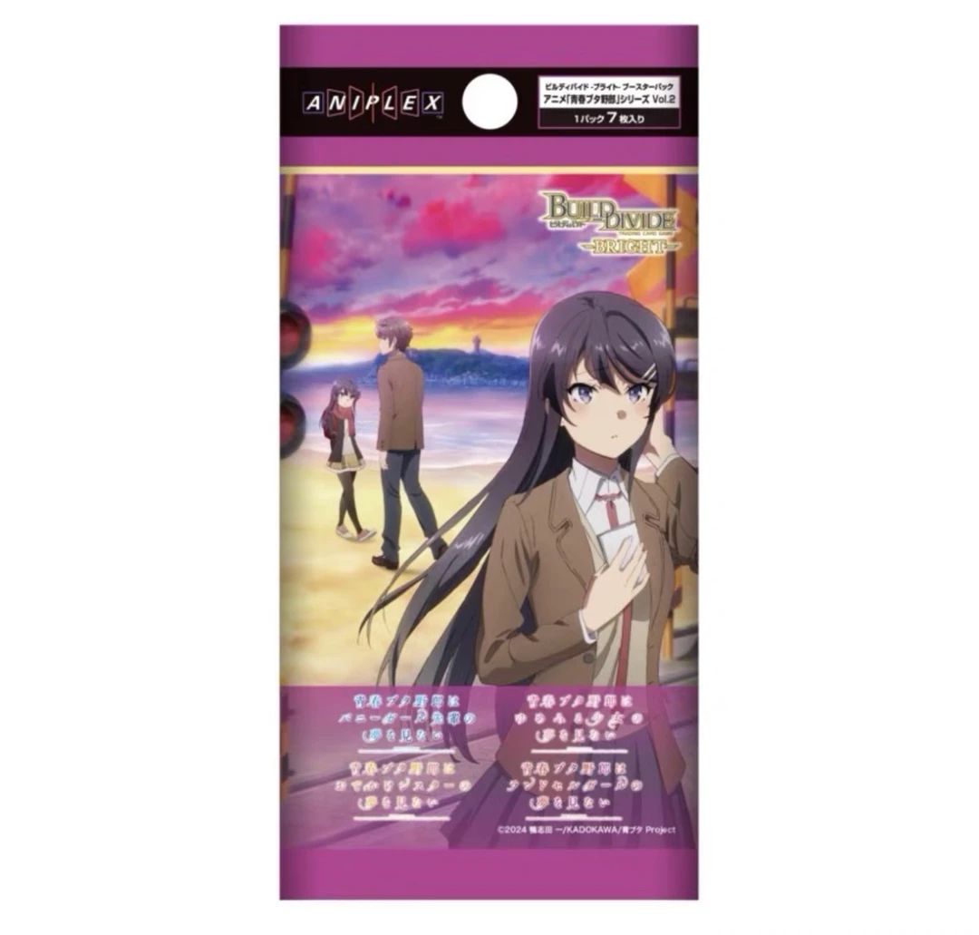 BD 青春猪头少年不会梦到兔女郎学姐 日版卡牌 补充包 原箱原盒