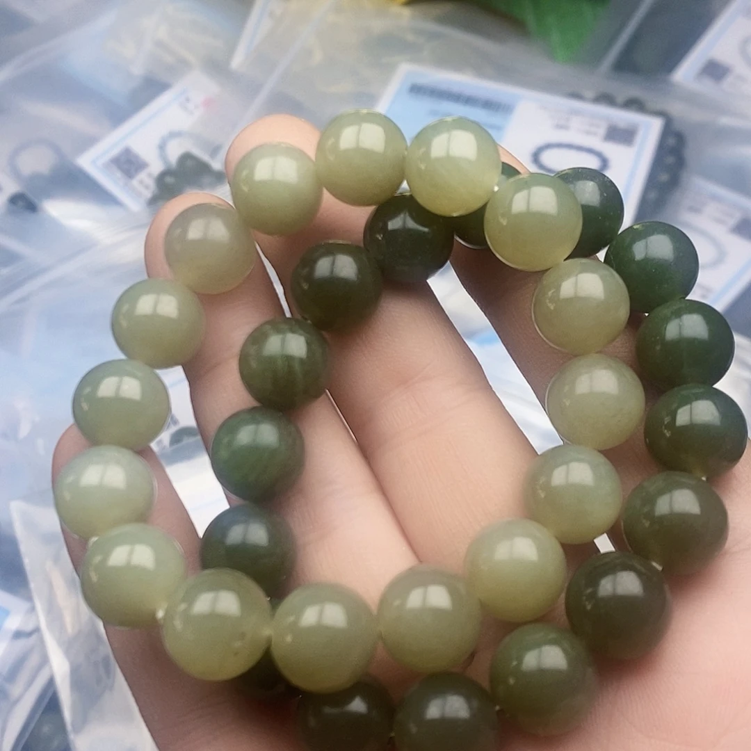 和田玉未镶嵌手链多样性发货