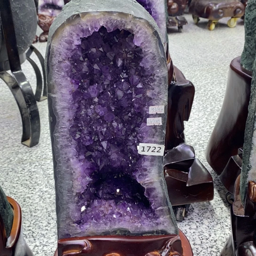 未镶嵌珠宝半成品紫晶1722
