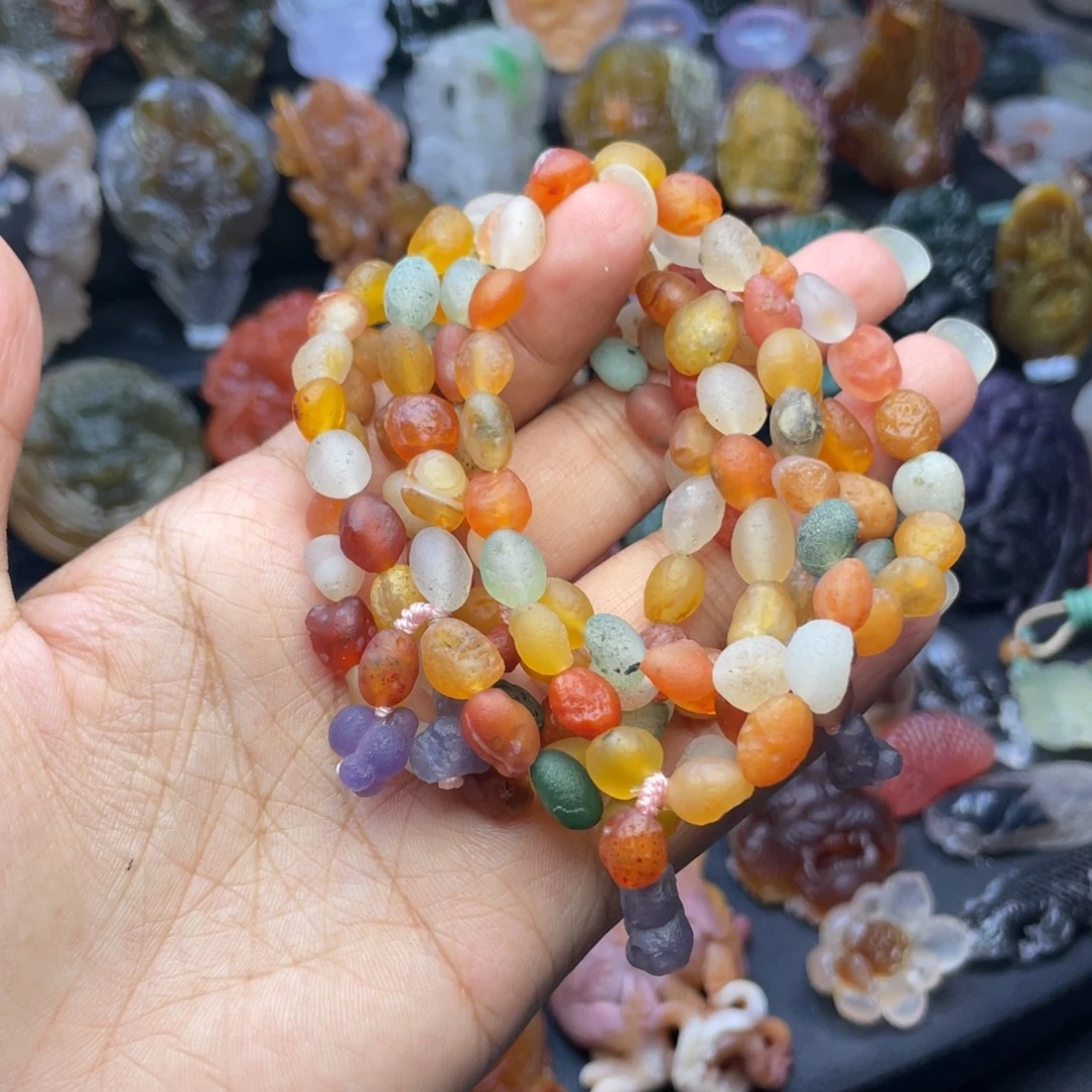 玛瑙/玉髓未镶嵌手串手串